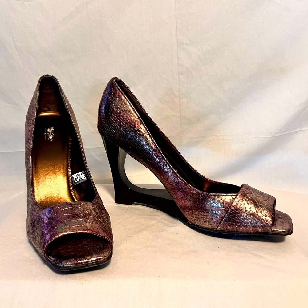 Mossimo open toe heels size 10